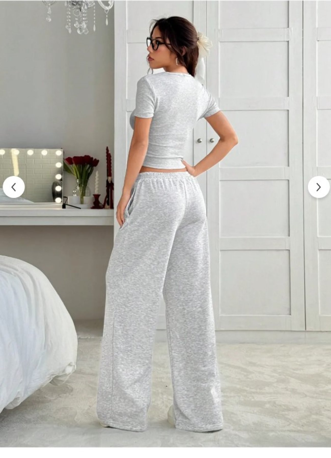 exxitcollection Kadın ABS Boyfriend Uzun Basic Bebe Mavisi Tesettür Gömlek