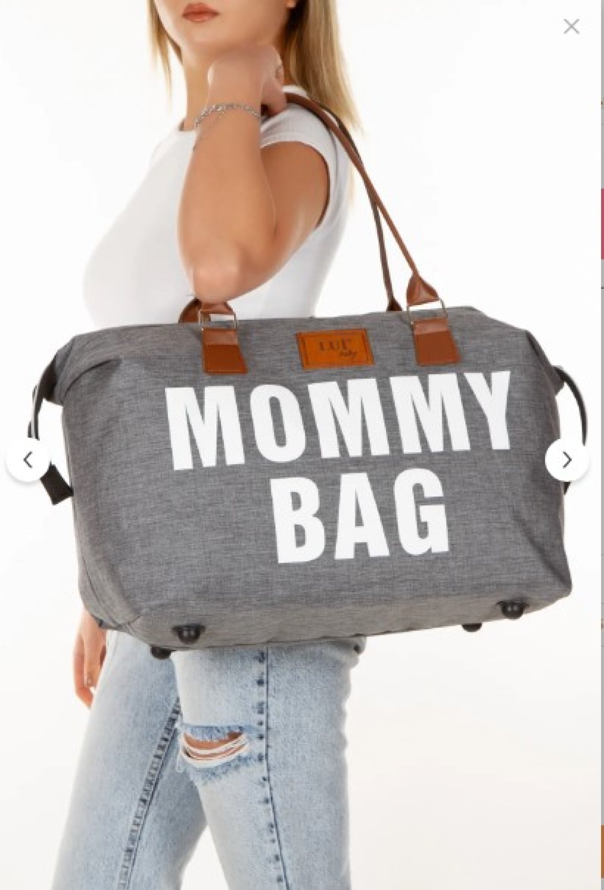 L&M LEGAS MODA Mommy Bag Anne Bebek Bakım Çantası Termal Biberonlu - SİYAH